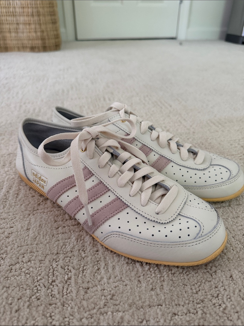adidas Originals Japan Decon sneakers in white and pink